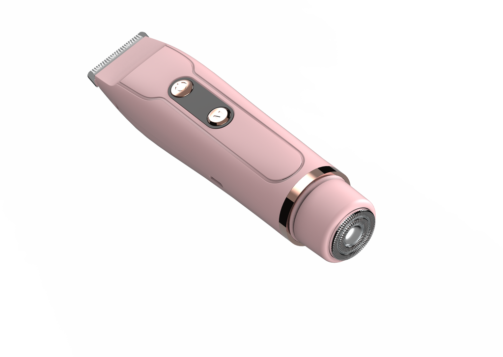 NoAging New Hair Trimmer for Women, 2 in 1 Electric Razors for Shower&Travel, IPX7 Waterproof Pubic Hair Remover for Underarm, Legs & Bikini Area, Painless Razor,Hypoallergenic Foil & Ceramic Blades