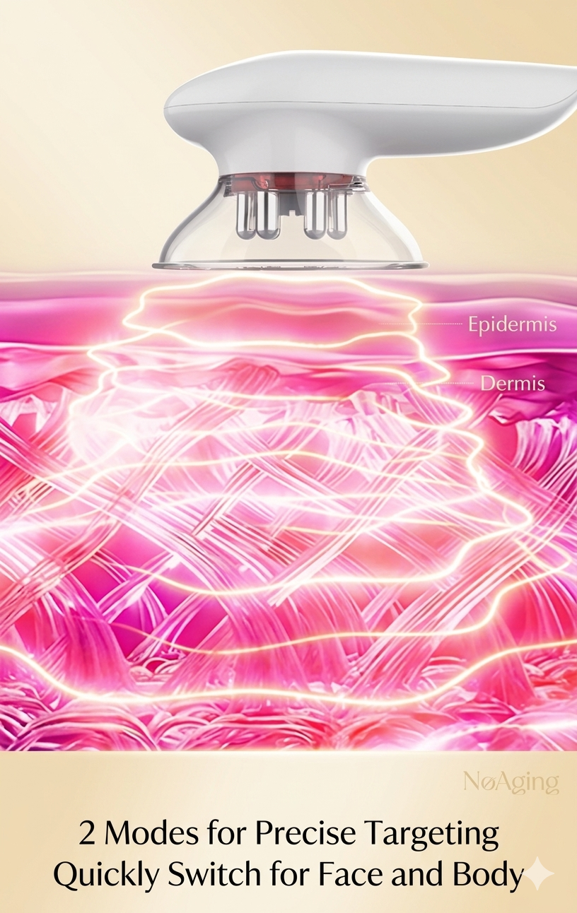 NoAging Portable Abdominal Fat Reduction Massager - Portable Liposuction Device - Fat Reduction Back, Neck and Leg Massager