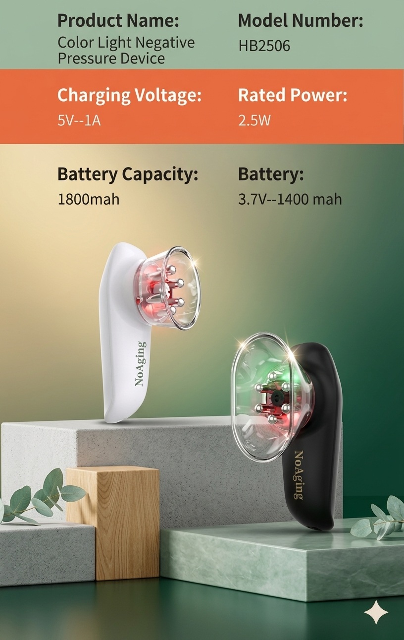 NoAging Portable Abdominal Fat Reduction Massager - Portable Liposuction Device - Fat Reduction Back, Neck and Leg Massager