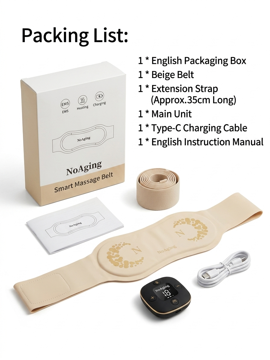 Cordless Heating Pad with Massager for Back, Portable Lower Back Massager FSA Eligible HSA Rechargeable Wireless Electric, Mothers Day Gifts for Women Mom Men Dad Seniors 3 Heat 30mins Off