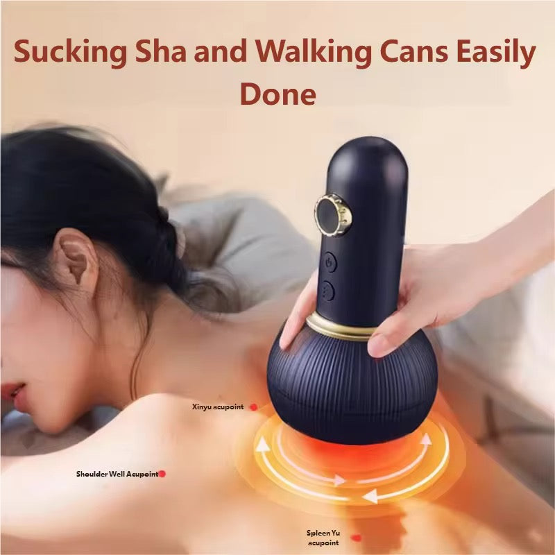 NoAging New electric gua sha device, meridian brush, cupping instrument, full-body universal massager, home-use dehumidification, detoxification and meridian unblocking device.