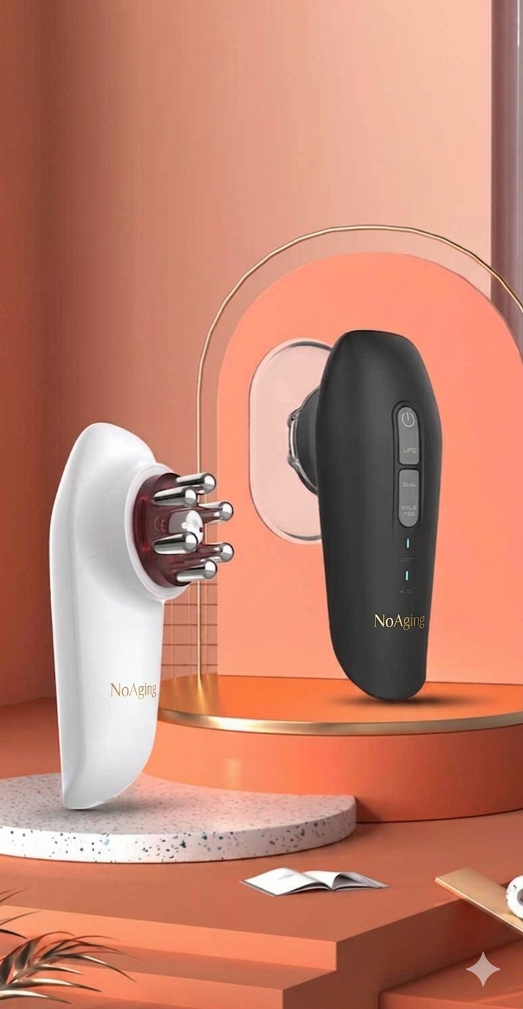 NoAging Portable Abdominal Fat Reduction Massager - Portable Liposuction Device - Fat Reduction Back, Neck and Leg Massager