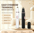 NoAging Ear and Nose Hair Trimmer Clipper - 2026 Professional Painless Eyebrow & Facial Hair Trimmer for Men Women, Battery-Operated Trimmer with IPX7 Waterproof, Dual Edge Blades for Easy Cleansing